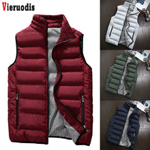 Load image into Gallery viewer, Spring Autumn Men New Stylish 2019 Vest Mens Plus Size 5XLWarm Sleeveless Jacket Men Winter Waistcoat Men&#39;s Vest Casual Coats