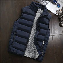 Load image into Gallery viewer, Spring Autumn Men New Stylish 2019 Vest Mens Plus Size 5XLWarm Sleeveless Jacket Men Winter Waistcoat Men&#39;s Vest Casual Coats