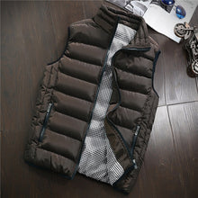 Load image into Gallery viewer, Spring Autumn Men New Stylish 2019 Vest Mens Plus Size 5XLWarm Sleeveless Jacket Men Winter Waistcoat Men&#39;s Vest Casual Coats