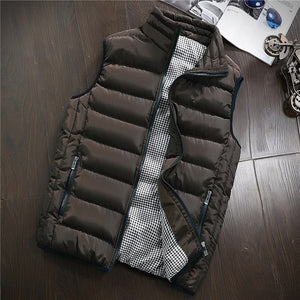 Spring Autumn Men New Stylish 2019 Vest Mens Plus Size 5XLWarm Sleeveless Jacket Men Winter Waistcoat Men's Vest Casual Coats