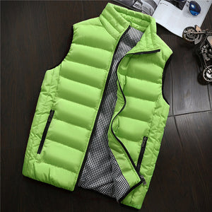 Spring Autumn Men New Stylish 2019 Vest Mens Plus Size 5XLWarm Sleeveless Jacket Men Winter Waistcoat Men's Vest Casual Coats