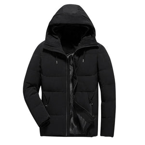 Brand Winter Jacket Men Clothes 2018 Casual Stand Collar Hooded Collar Fashion Winter Coat Men Parka Outerwear Warm Slim fit 4XL